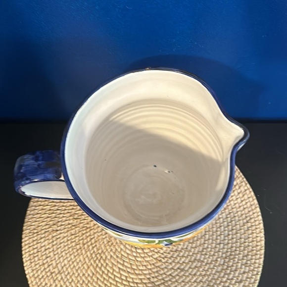 JAY WILLFRED OF ANDREA BY SADEK Hand painted Italian Decorative Pitcher - Picture 5 of 7